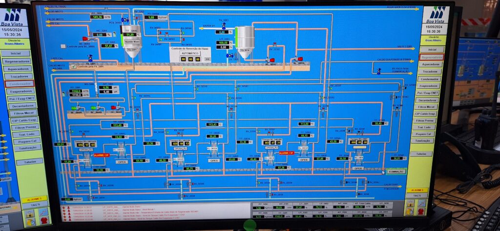 Tela de Supervisório Plant PAX
Rockwell Automation
RS Logix 5000
Readequação de Processo
Regeneradores