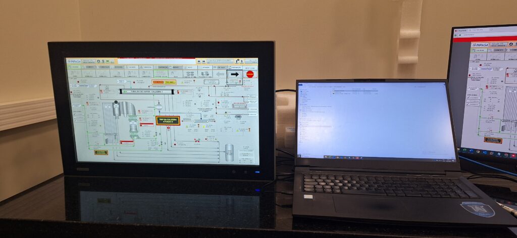 Tela de Supervisório 
Scada
Plant PAX Rockwell Automation RS Logix 5000 
Caldeira de Biomassa
Etanol de Milho
Startup
Comissionamento
IHM