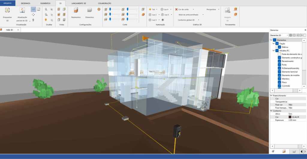 Lançamento de Eletrodutos
Projetos Elétricos Prediais
Dimensionamento Predial
Compatibilização BIM
Método BIM
3D
AltoQI
QiBuilder